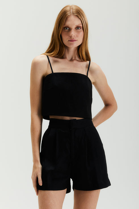 SHORTS ALFAIATARIA PRETO